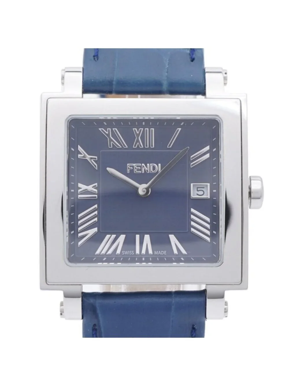 Fendi Quadro Quartz Watch SS